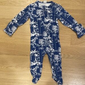 Kate Quinn bamboo 2 way zipper footie